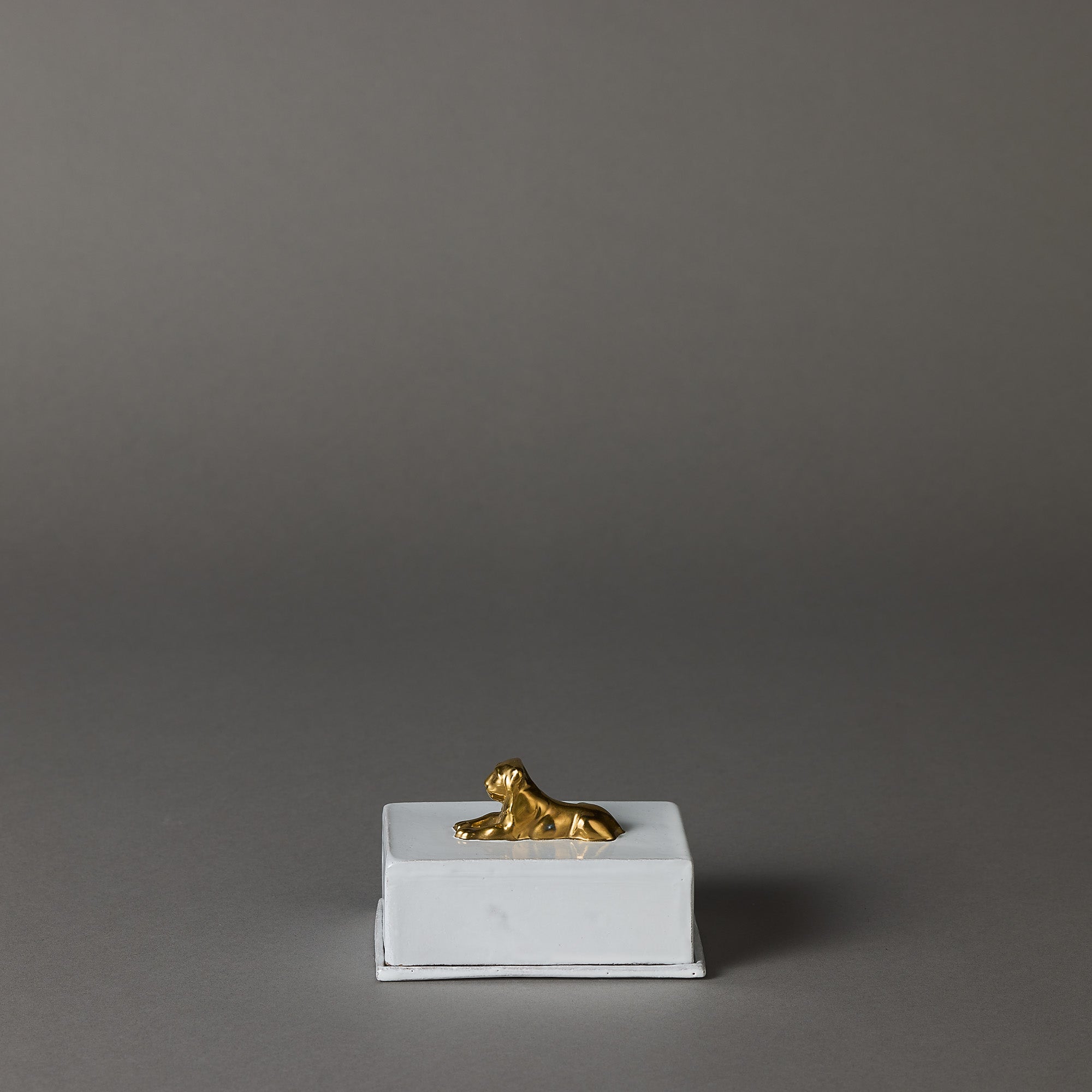 Astier de Villatte | Butter Dish | Lion