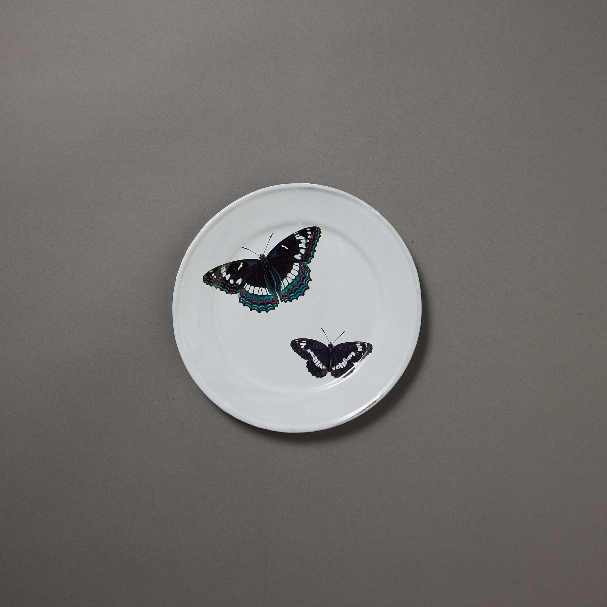 Astier de Villatte x John Derian | Plate | Green Butterflies