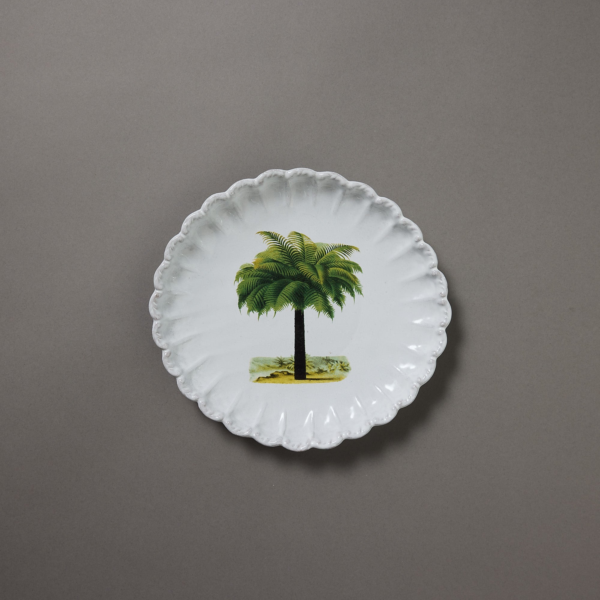 Astier de Villatte x John Derian | Plate | Palm Tree