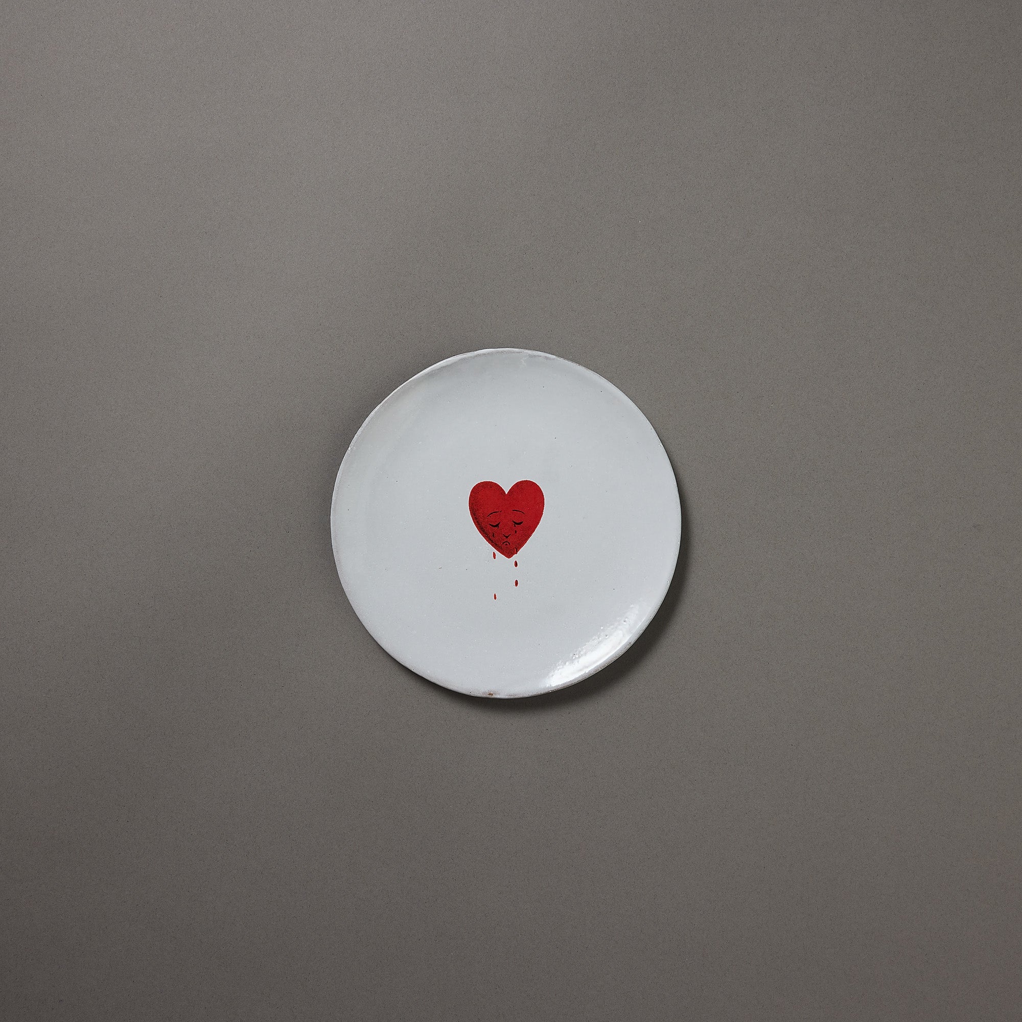 Astier de Villatte x John Derian | Saucer | Crying Heart