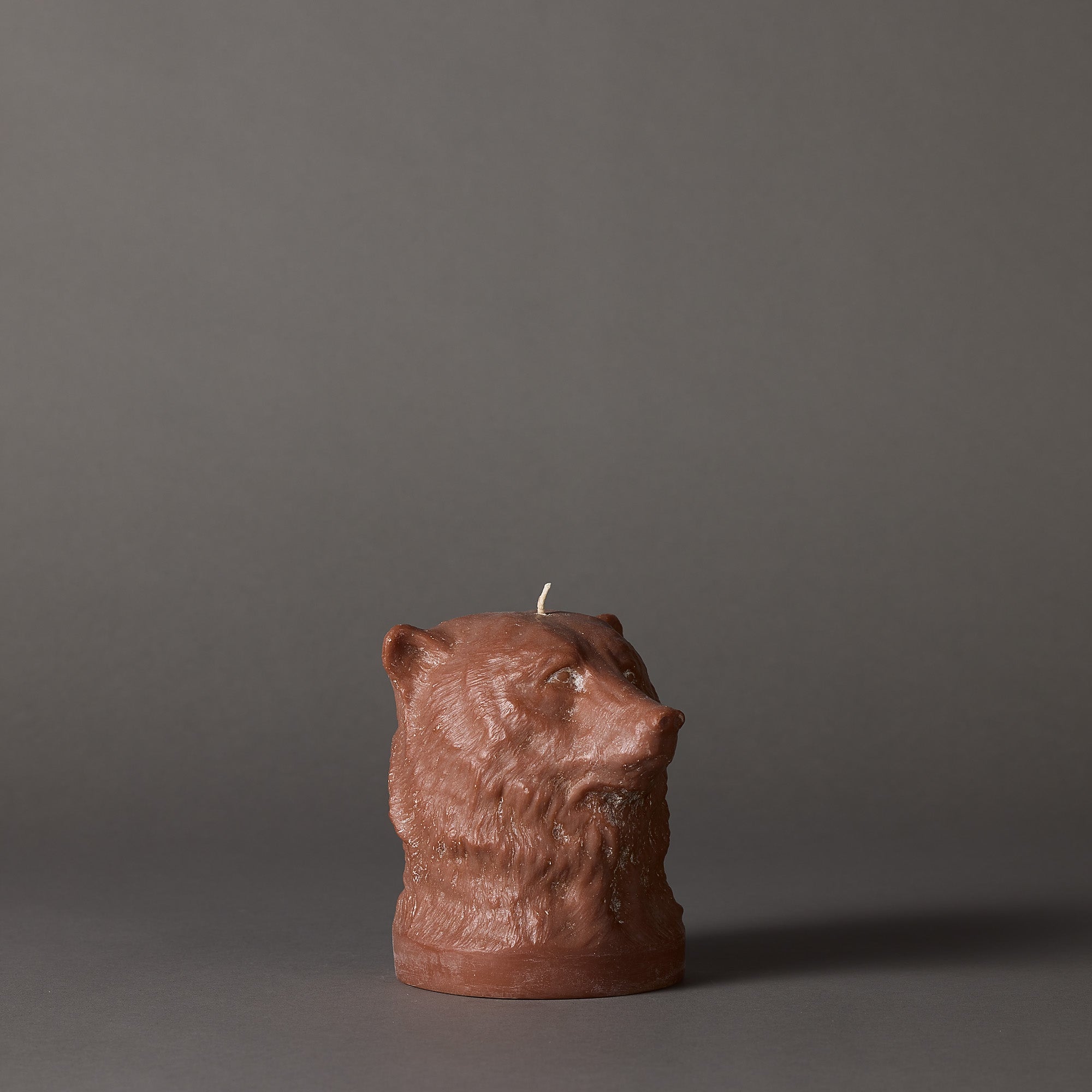 Bear Head Candle