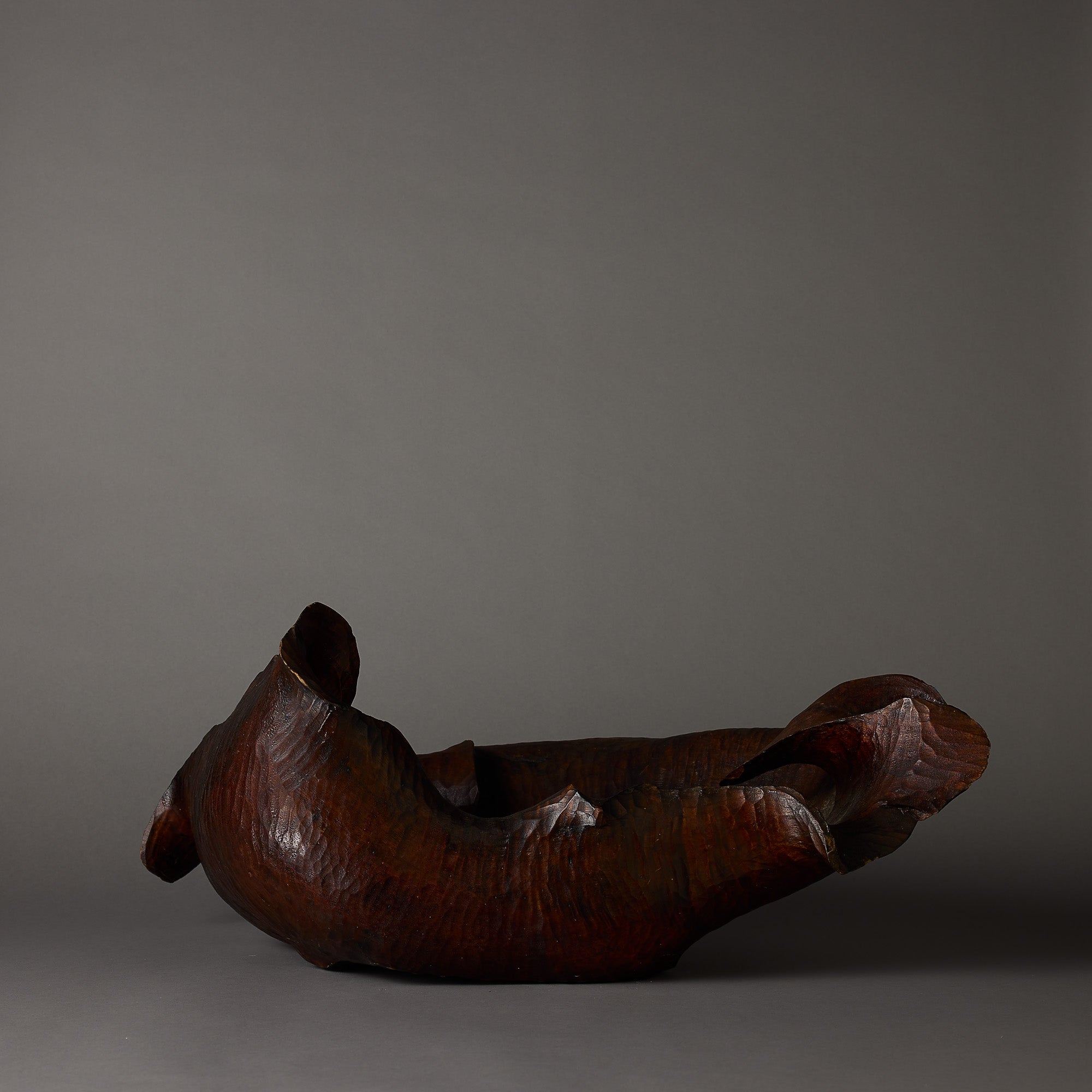 Carved Wood Bowl | Organic Form
