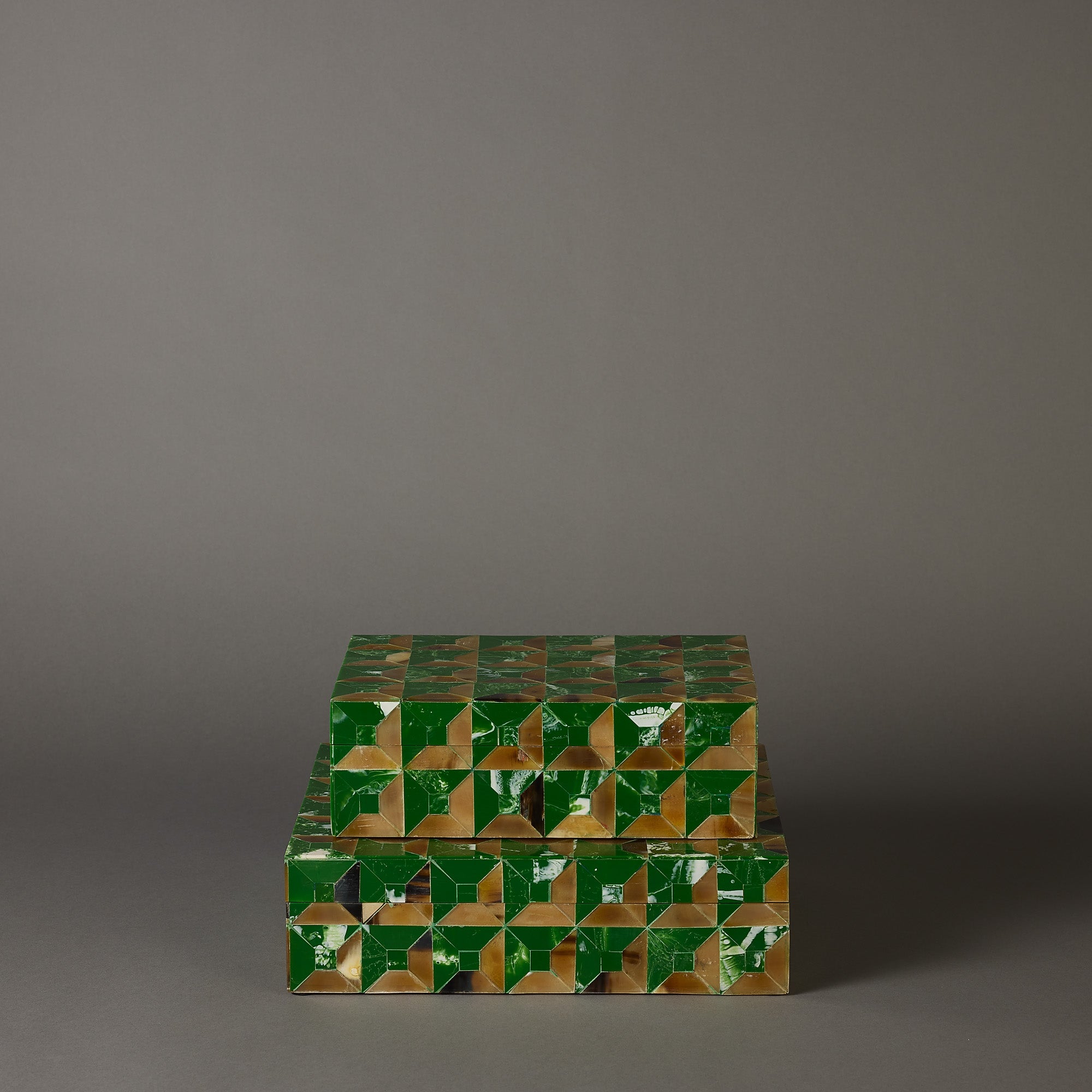 Angle Box | Resin & Horn Inlay