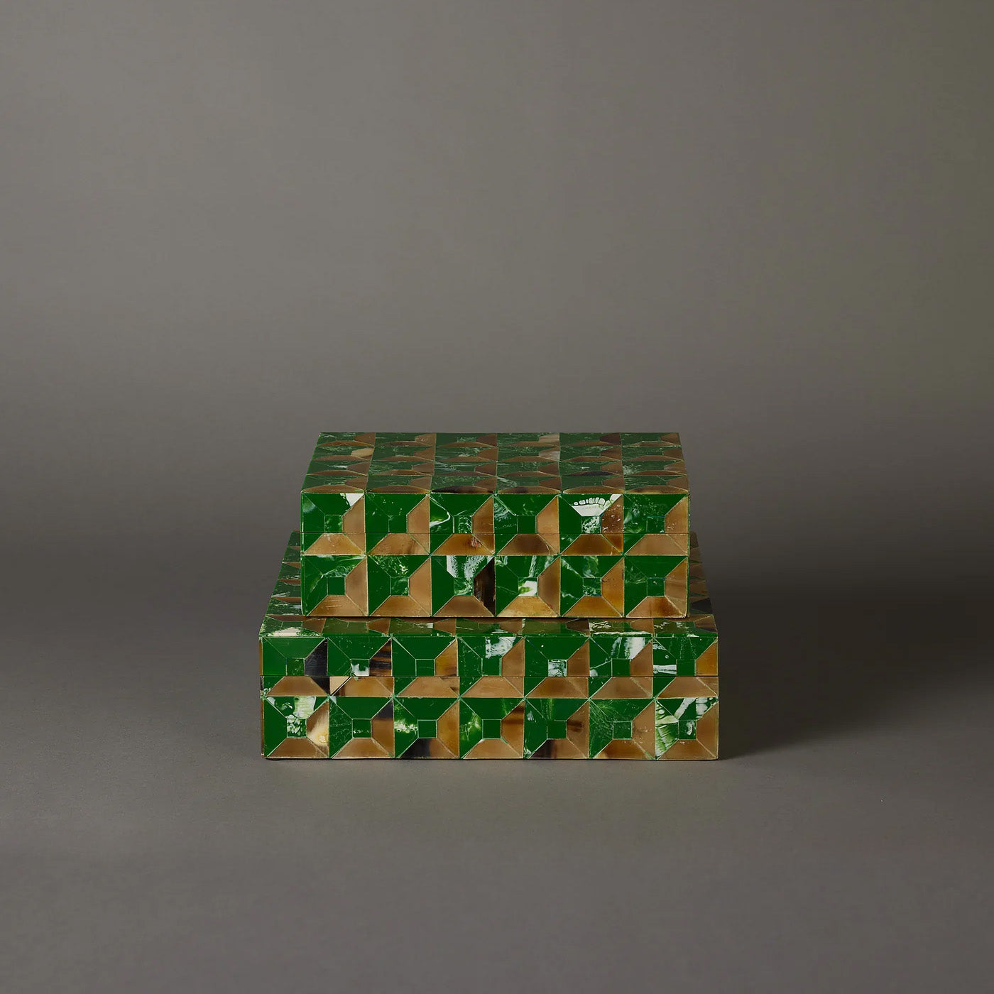Angle Box | Resin & Horn Inlay
