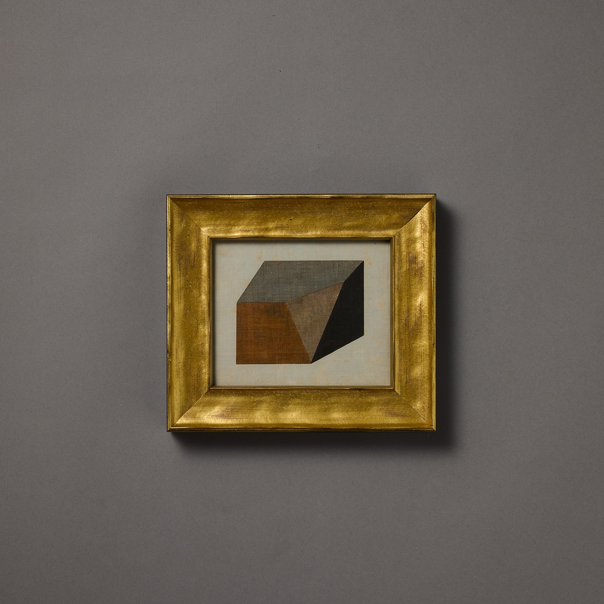 Geometric Form | Folded Volume | Graphite I | Framed