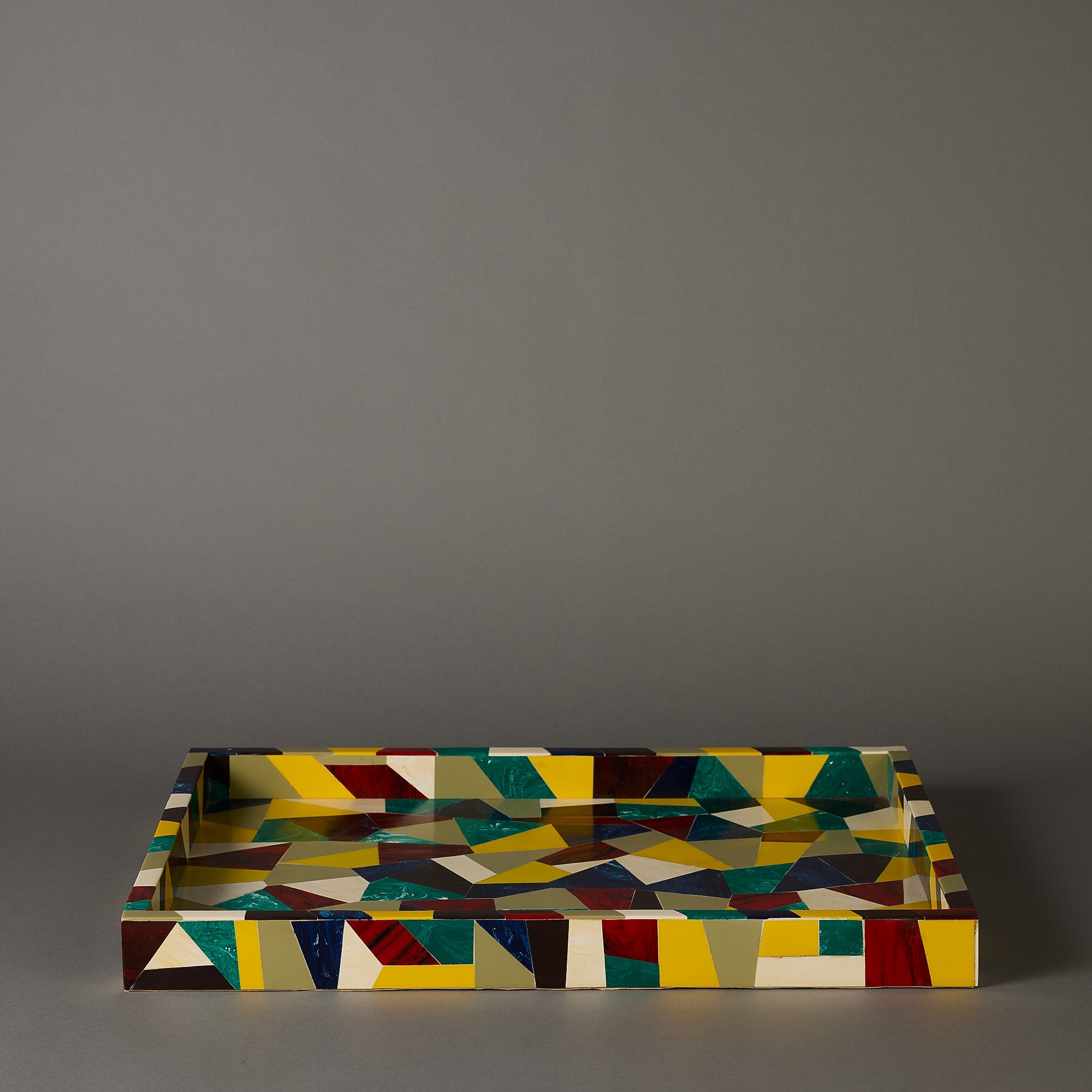 Geometric Inlay Tray