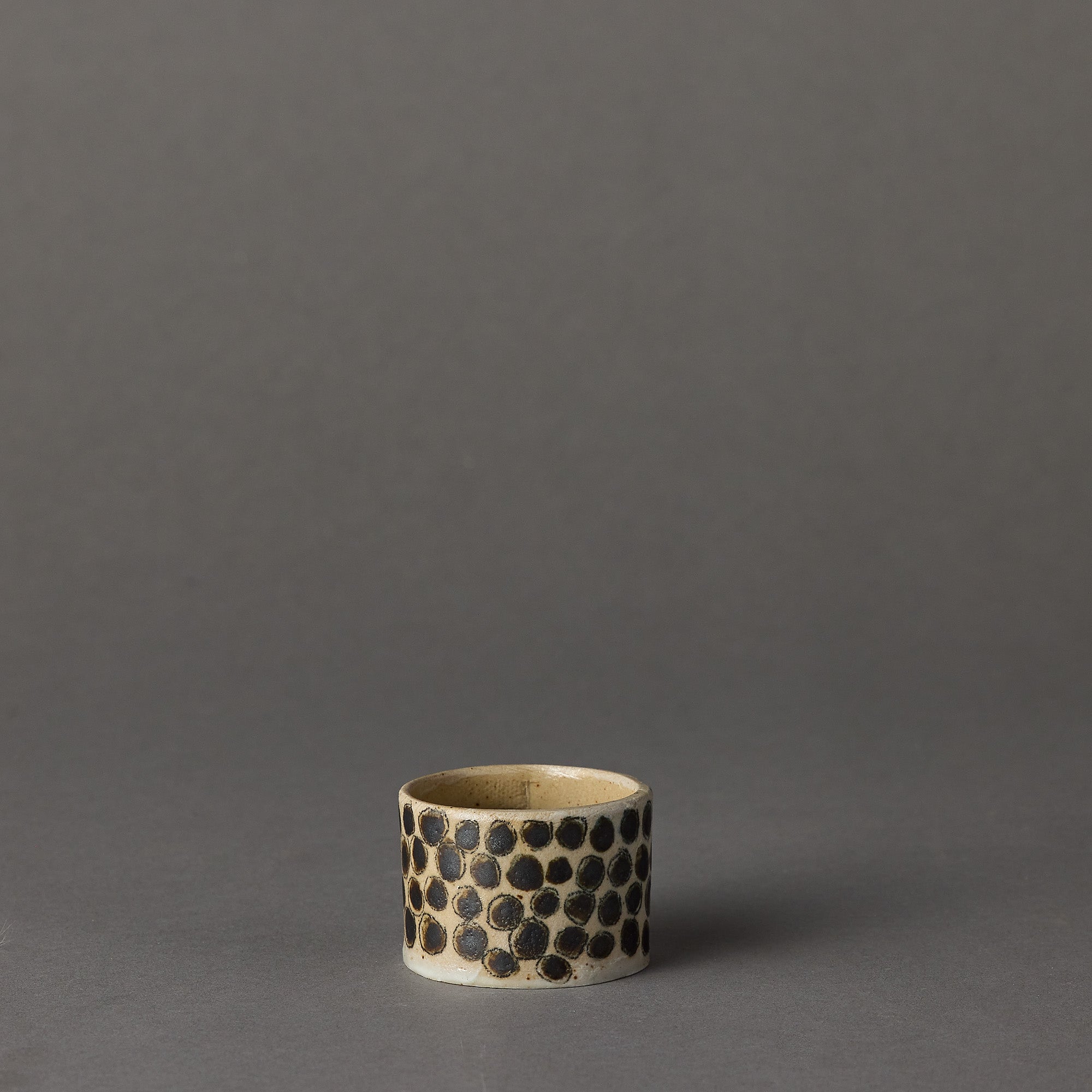 Leslie Scanlon | Large Salt Cellar | Dark Dots