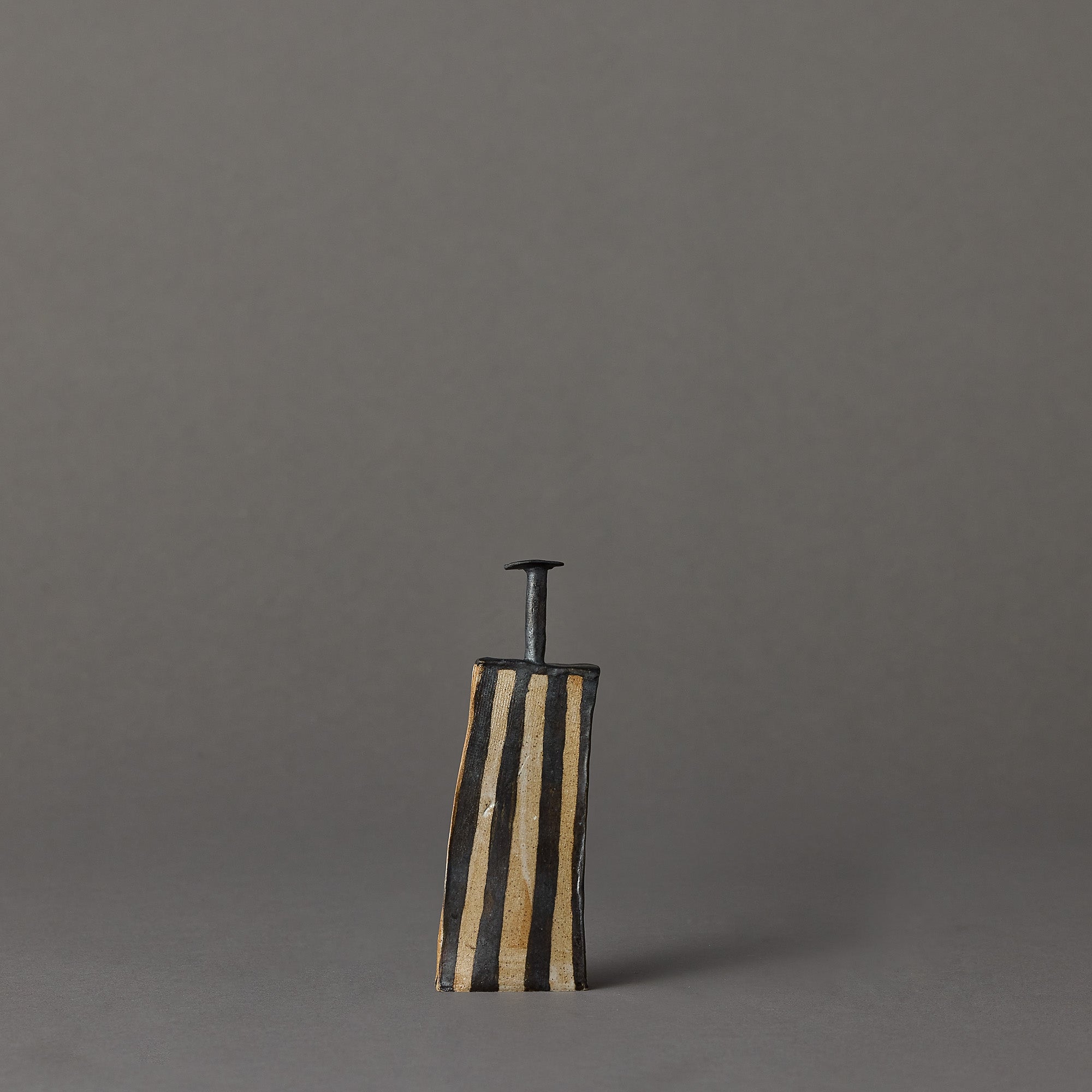 Leslie Scanlon | Medium Bottle | Vertical Stripes Rectangle