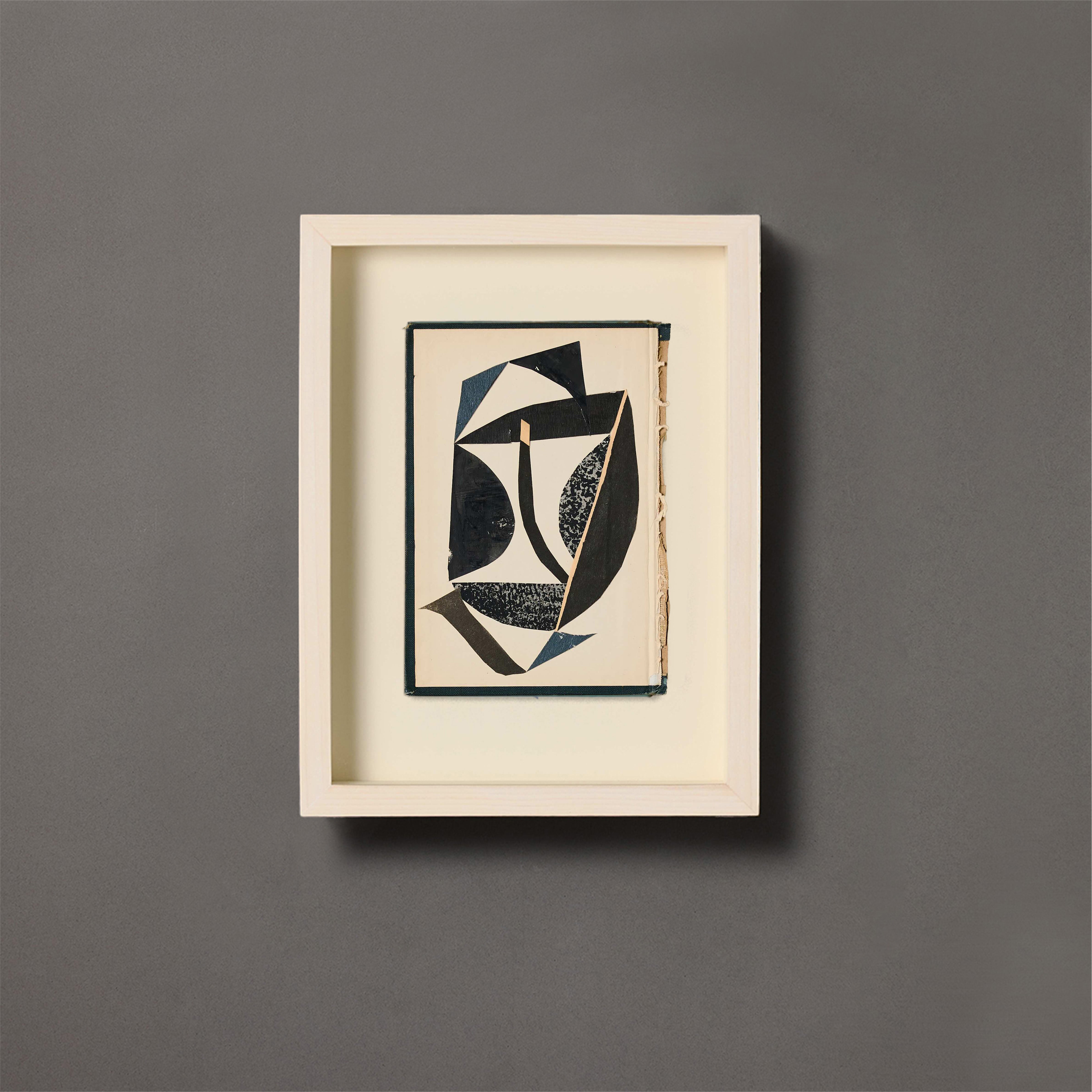 Nathan Isaac | Abstract Collage | Graphe I | Framed