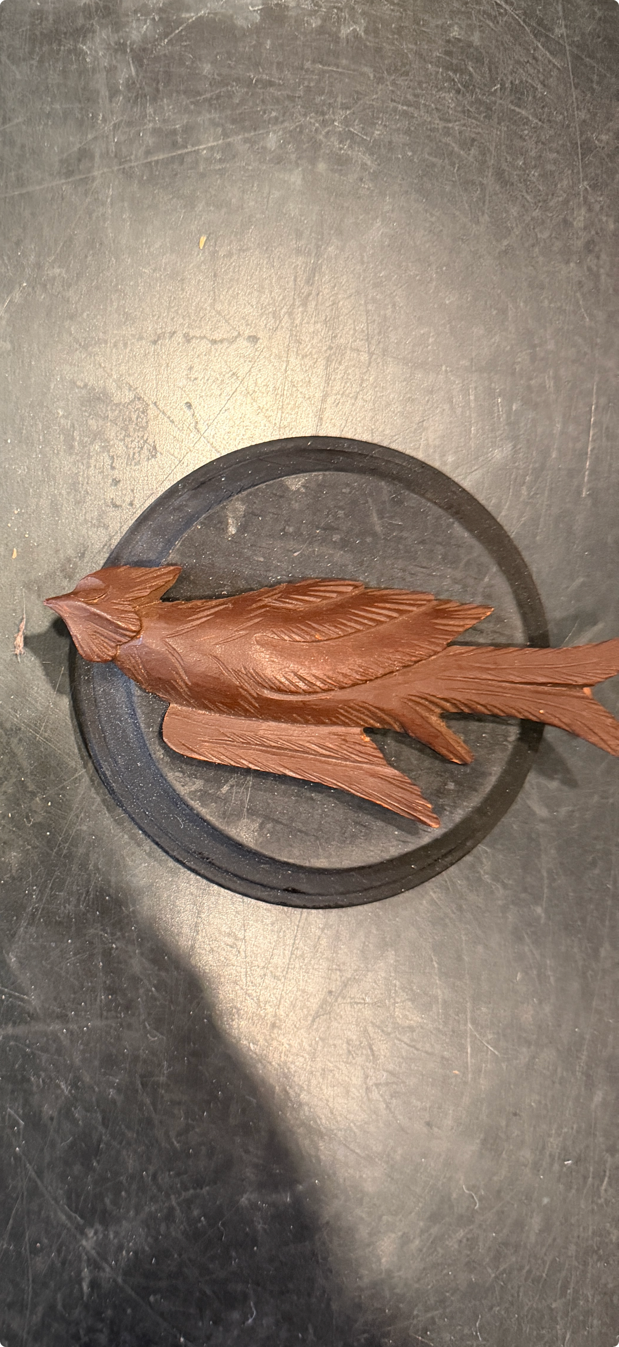Antique Cuckoo Clock Small Bird | Mounted