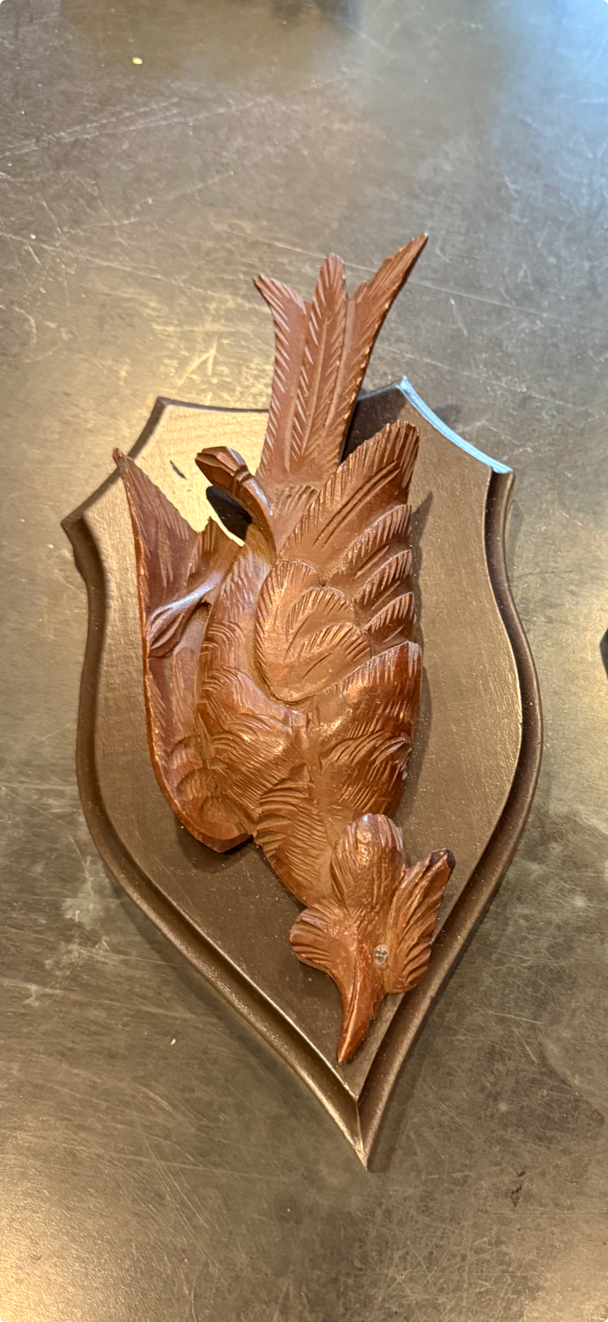 Antique Cuckoo Clock Game Bird #2 | Mounted