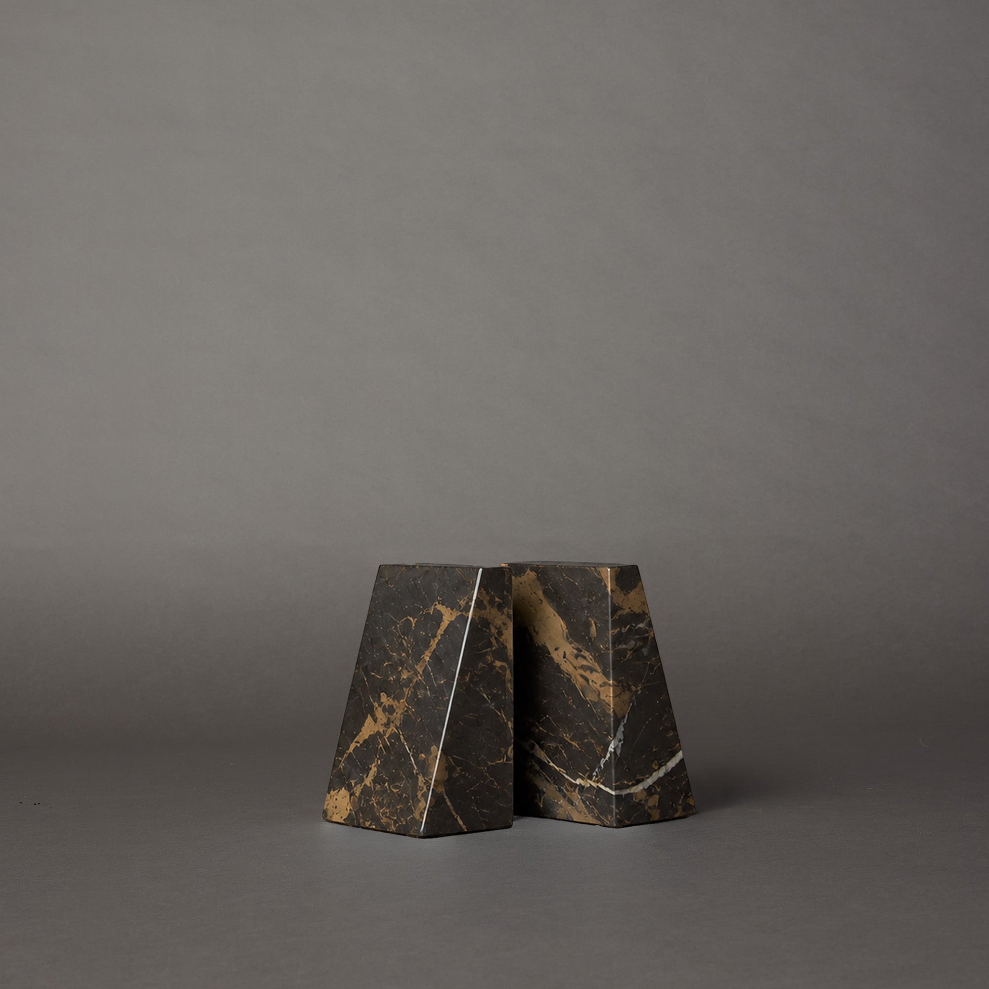 Zeus Marble Bookends
