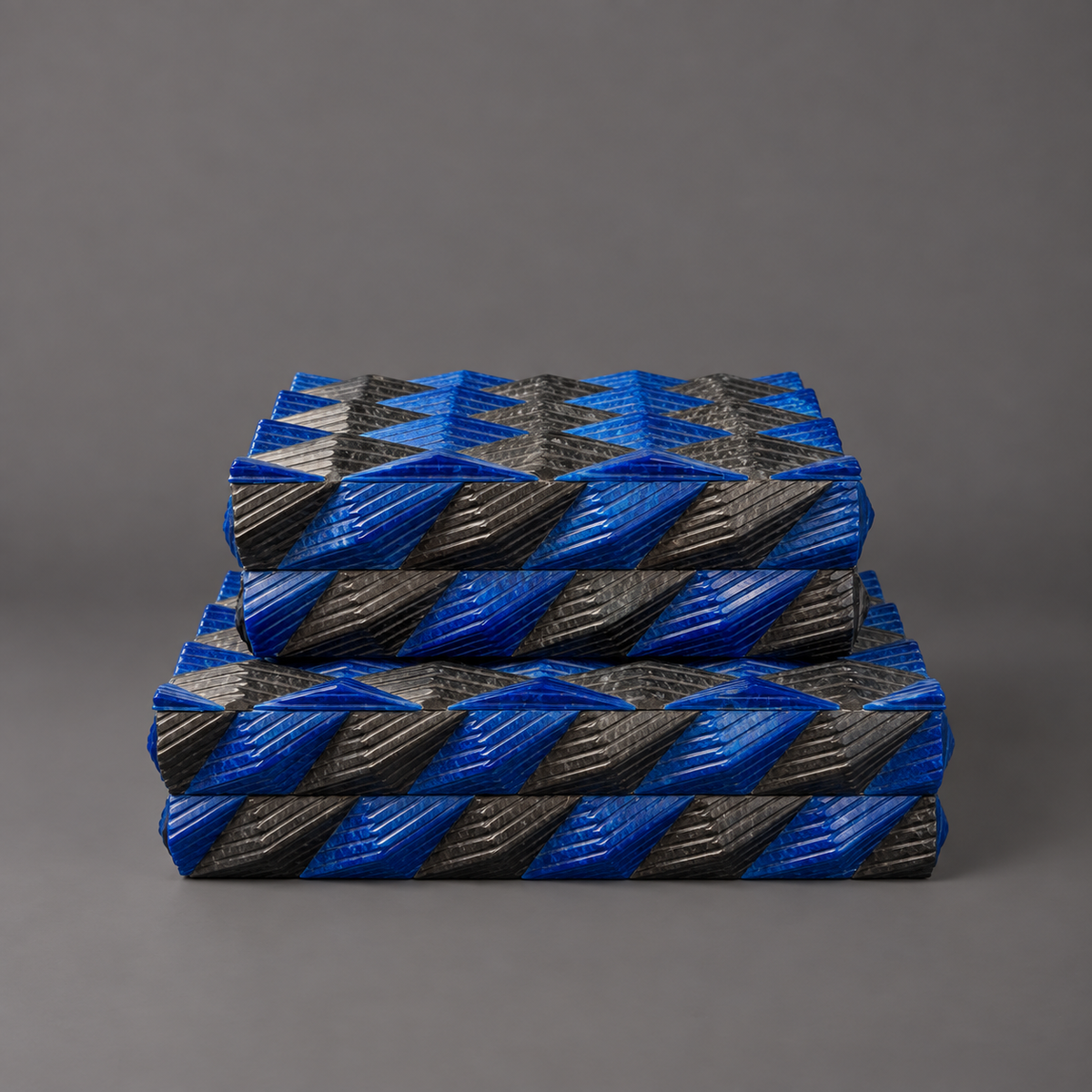 Sculpted Harlequin Box