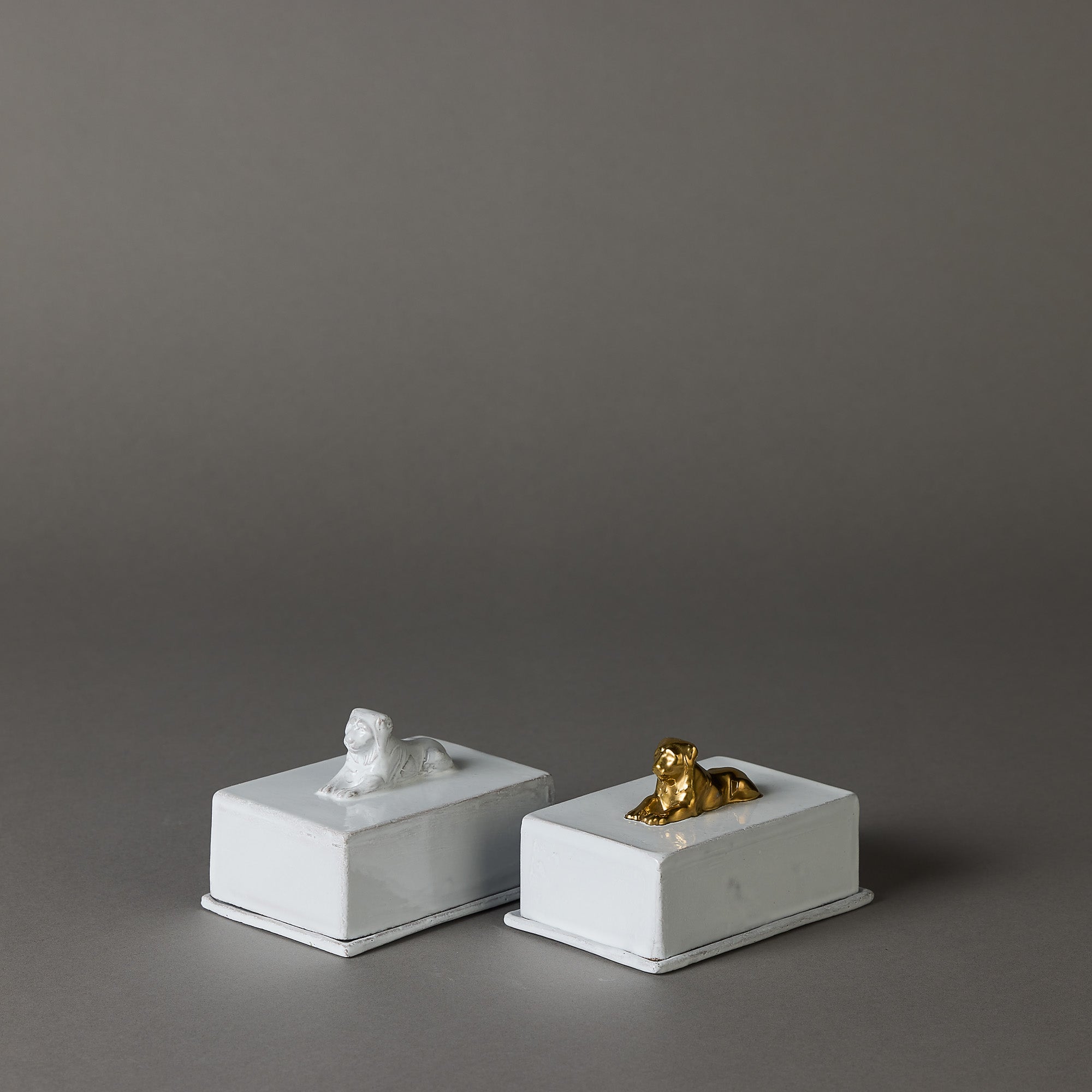 Astier de Villatte | Butter Dish | Lion