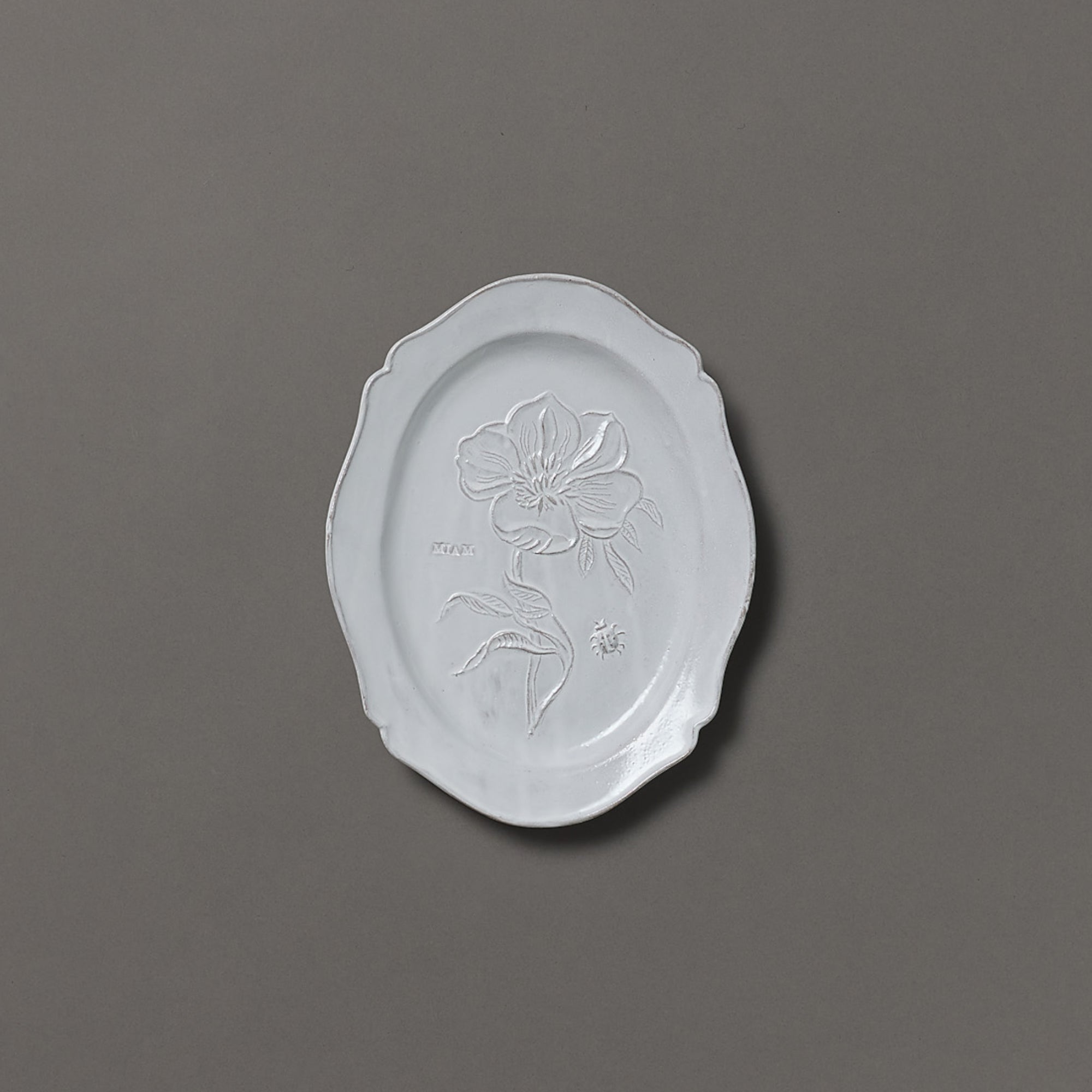 Astier de Villatte | Oval Platter | Fleurs
