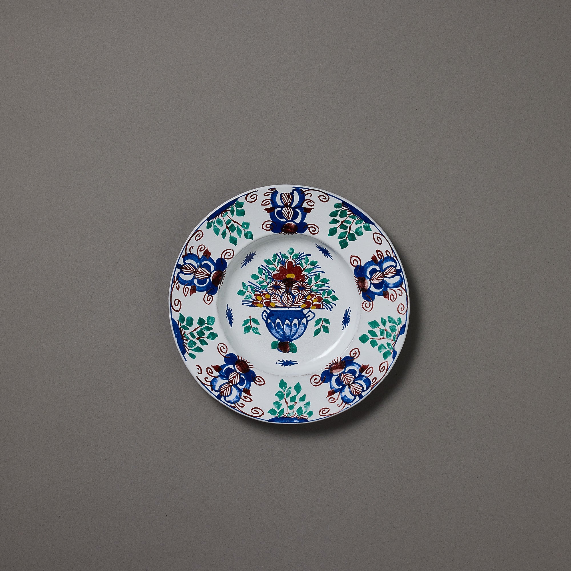 Astier de Villatte x John Derian | Plate | Dutch Peacock