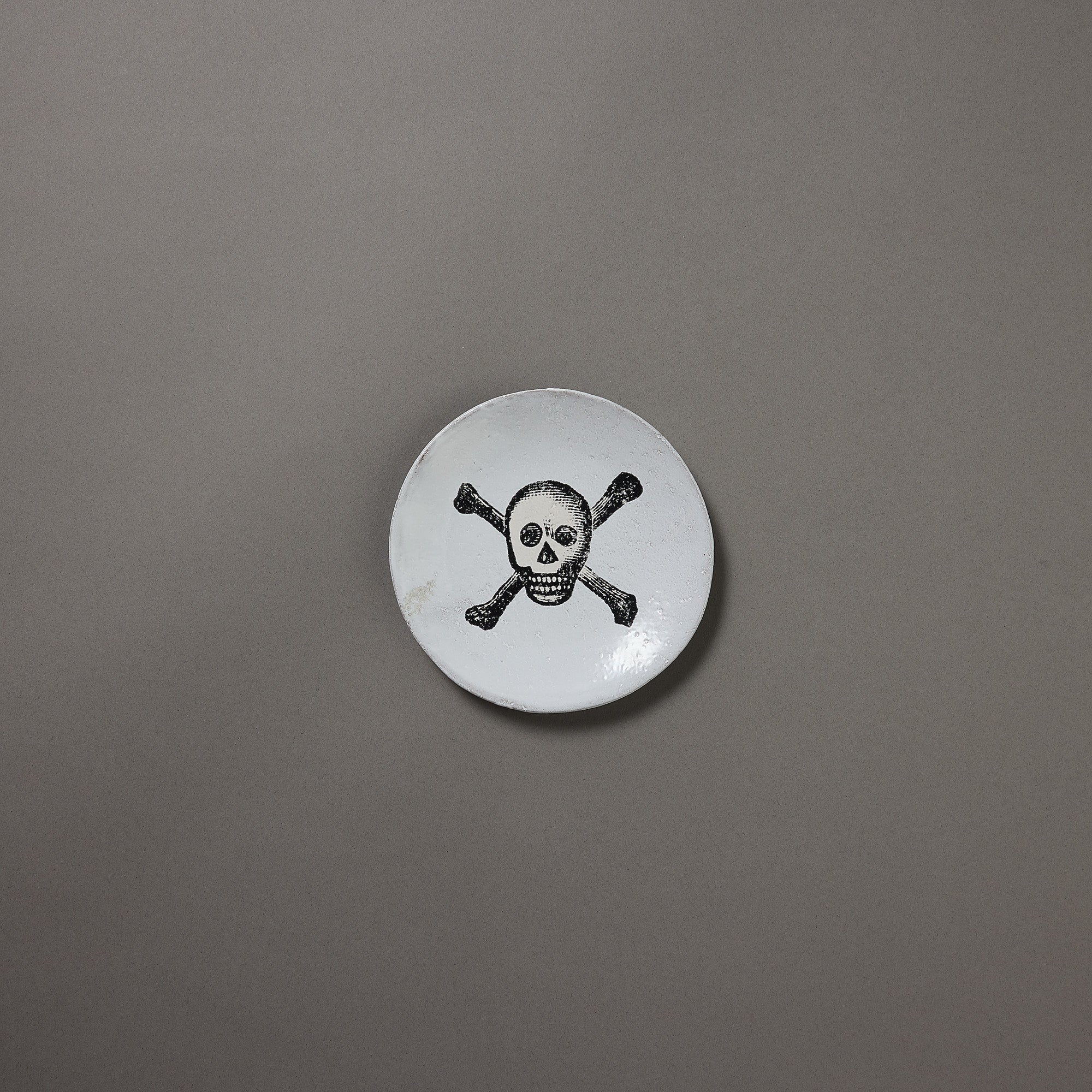 Astier de Villatte x John Derian | Plate | Skull and Crossbones