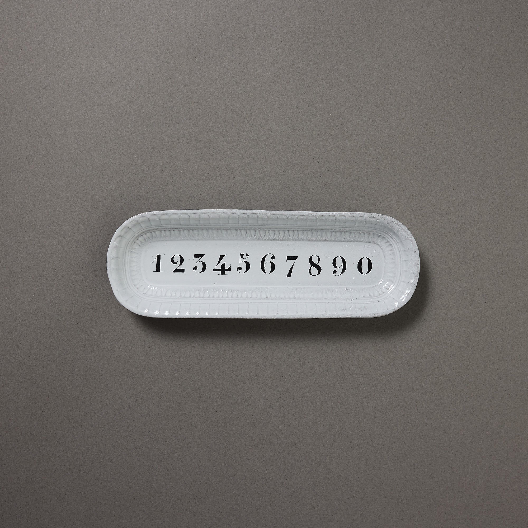 Astier de Villatte x John Derian | Platter | Numbers