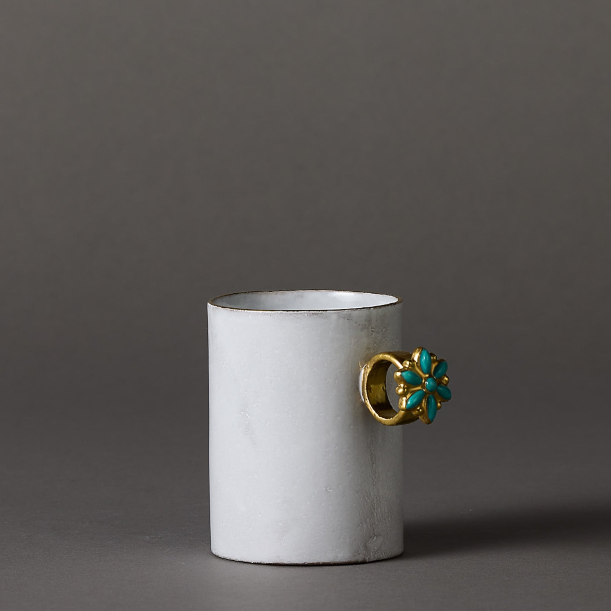 Astier de Villatte x Serena Carone | Ring Cup | Blue Flower