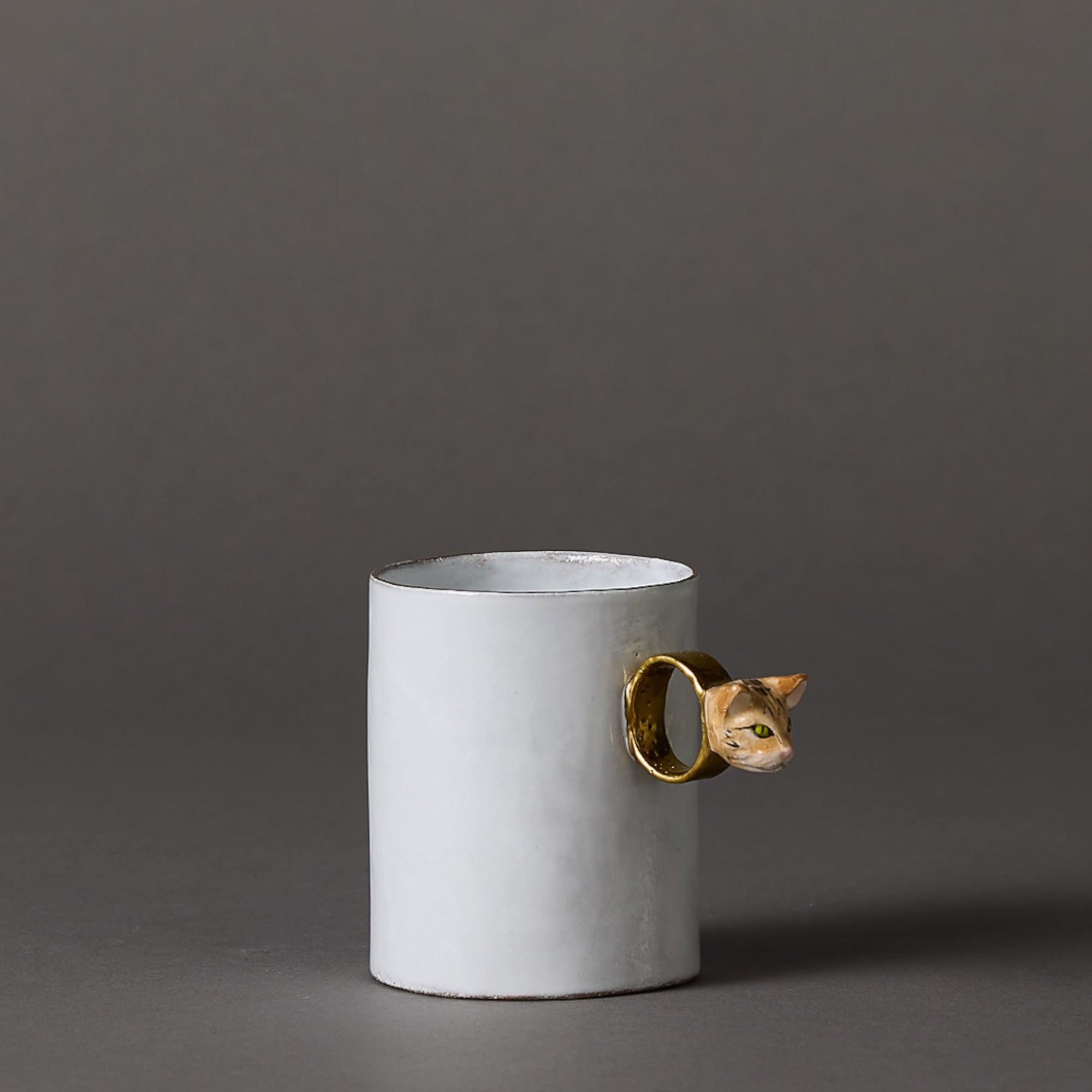 Astier de Villatte x Serena Carone | Ring Cup | Tabby Cat