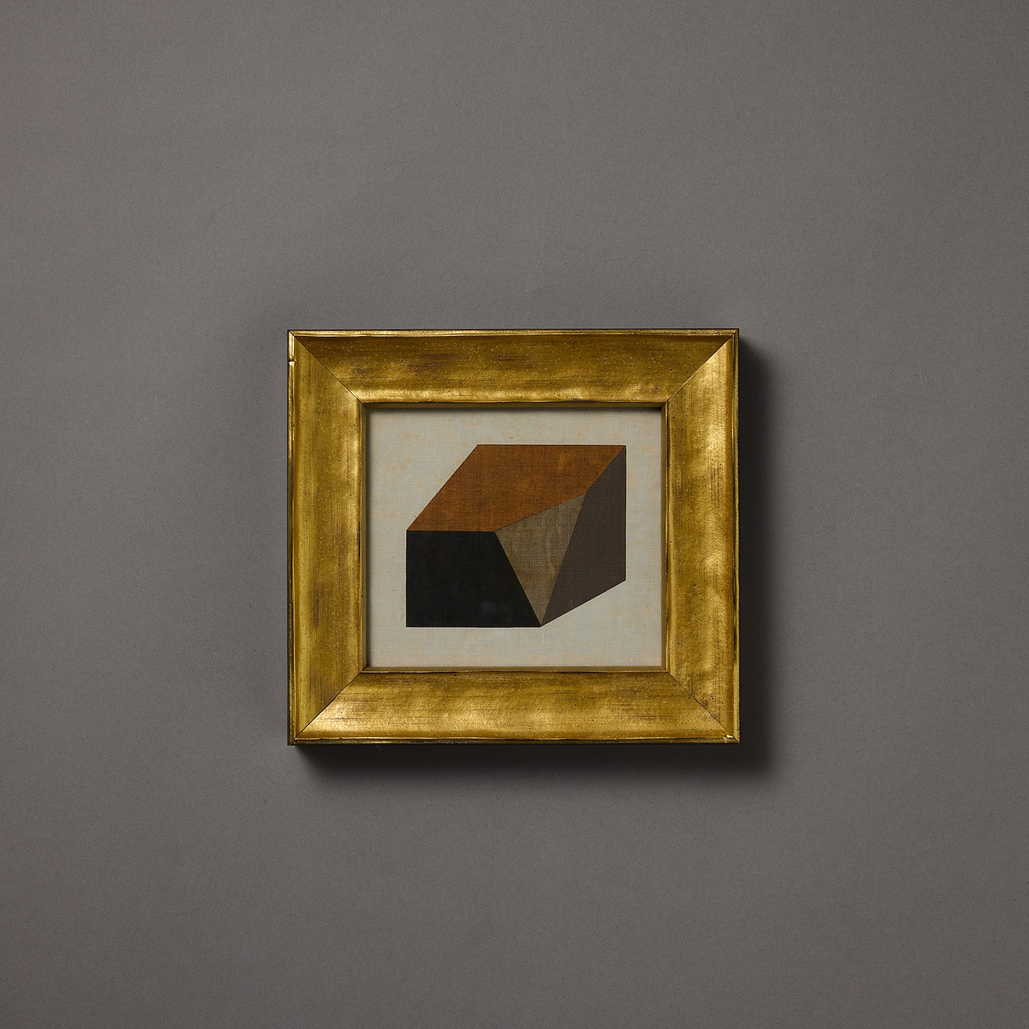 Geometric Form | Folded Volume | Graphite III | Framed