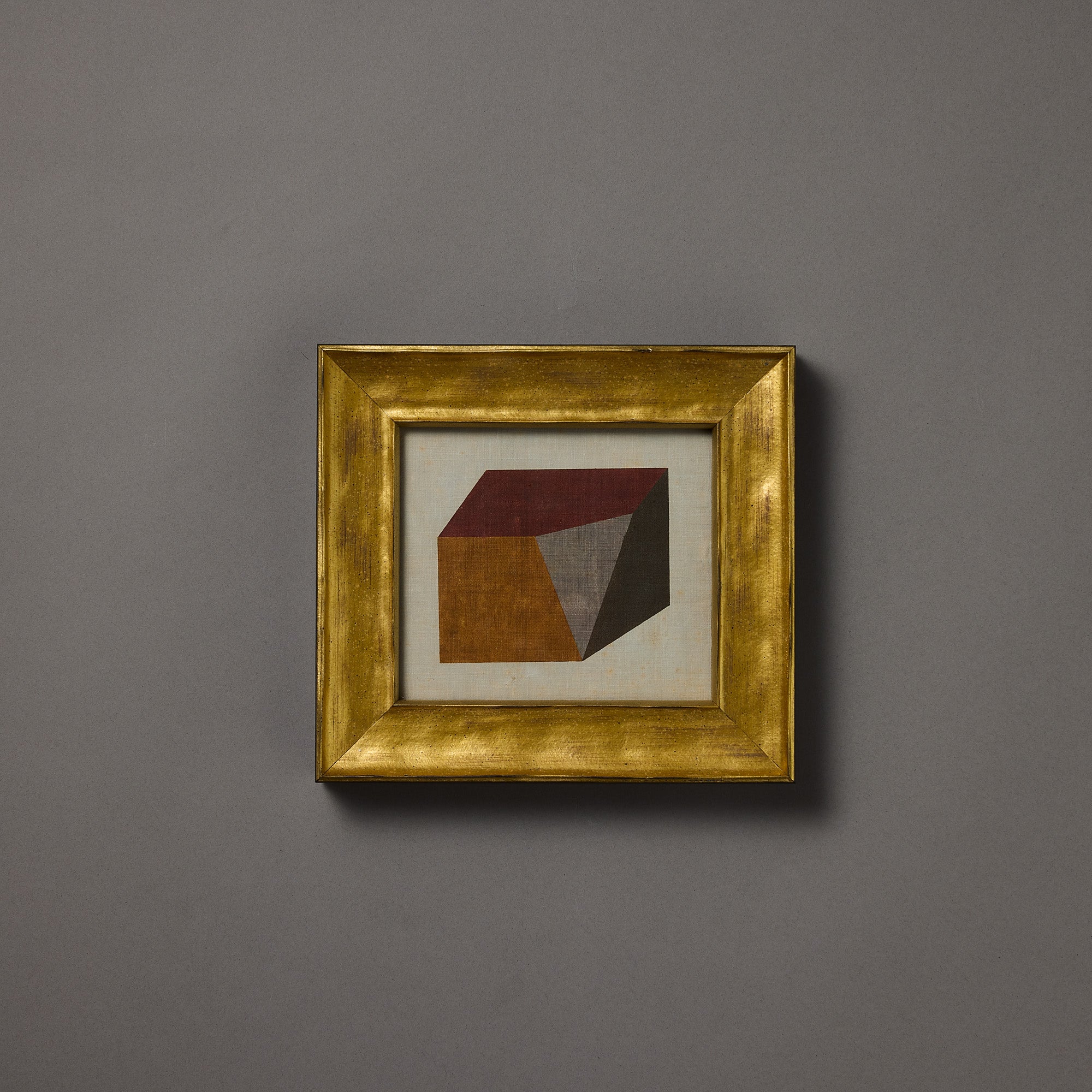 Geometric Form | Folded Volume | Graphite II | Framed