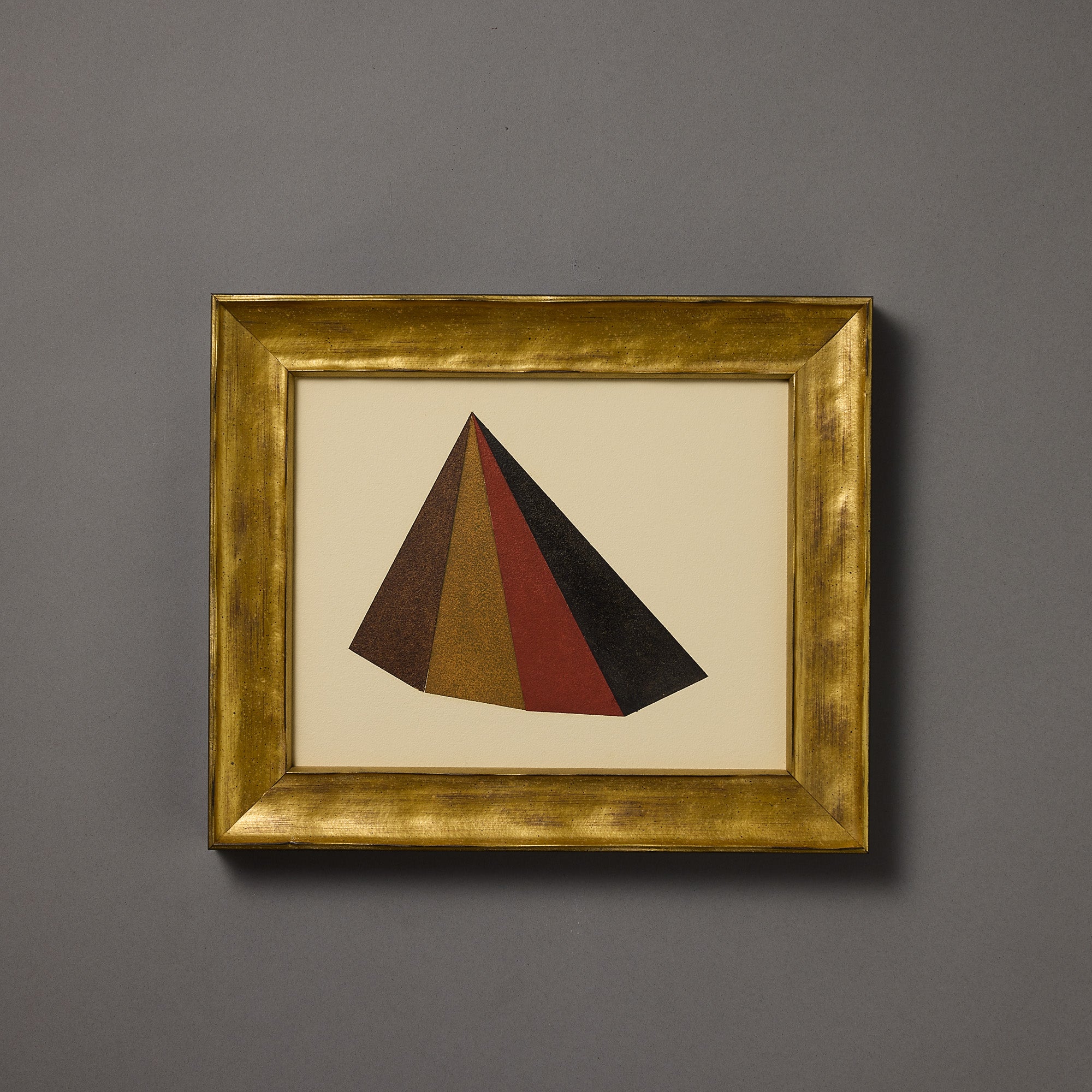 Geometric Form | Radiant Cone | Black | Framed