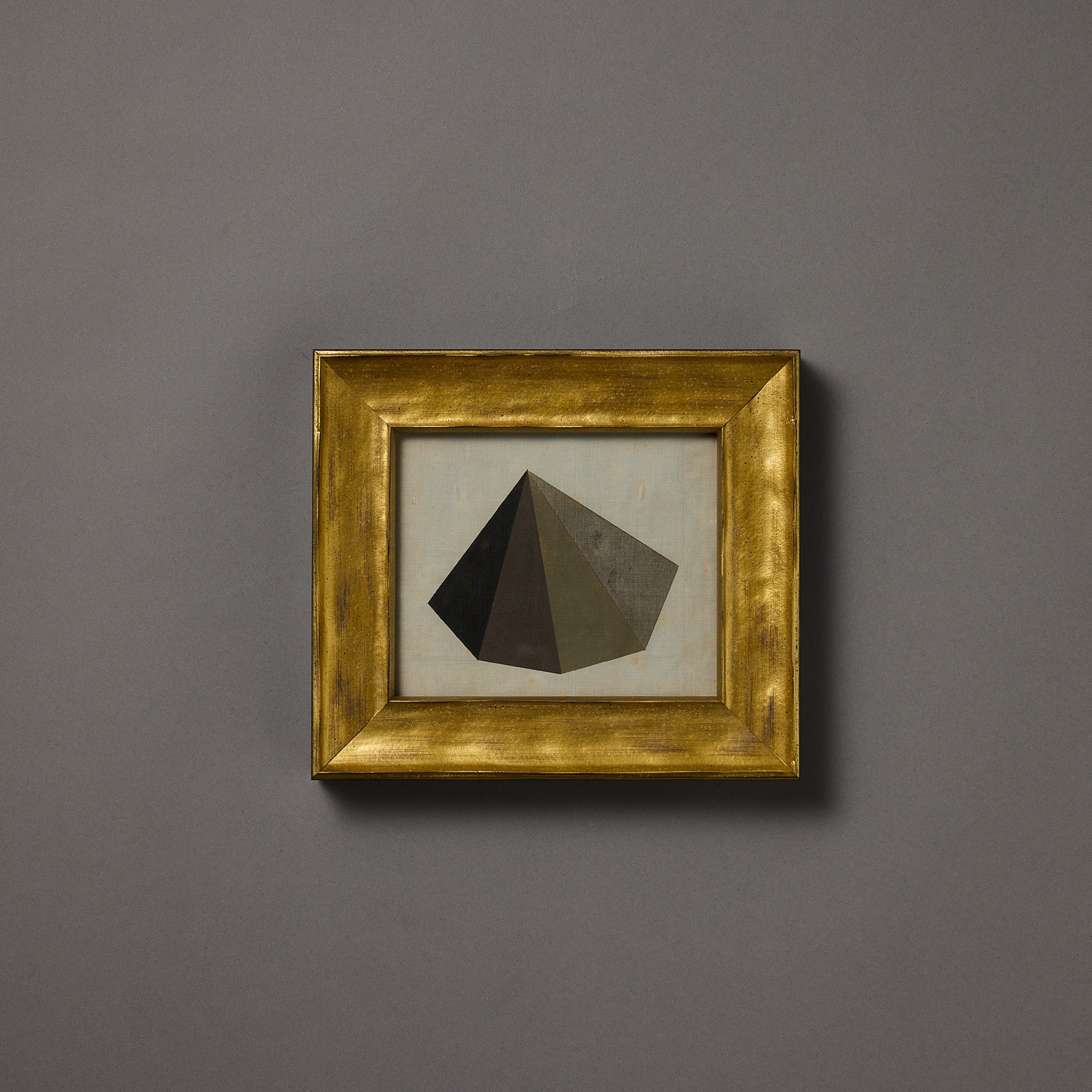Geometric Form | Radiant Cone | Grey | Framed