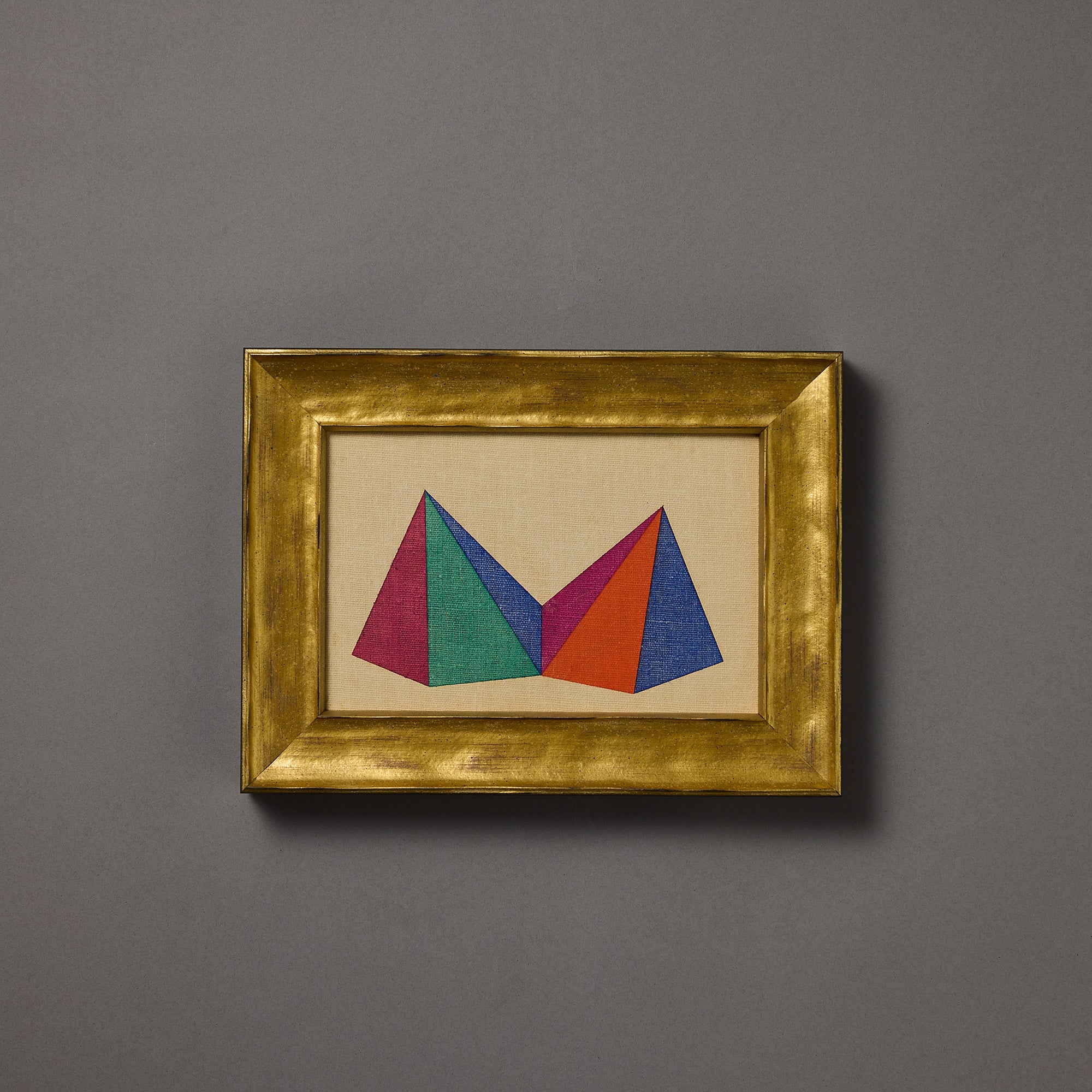 Geometric Form | Twin Peaks | Jade | Framed