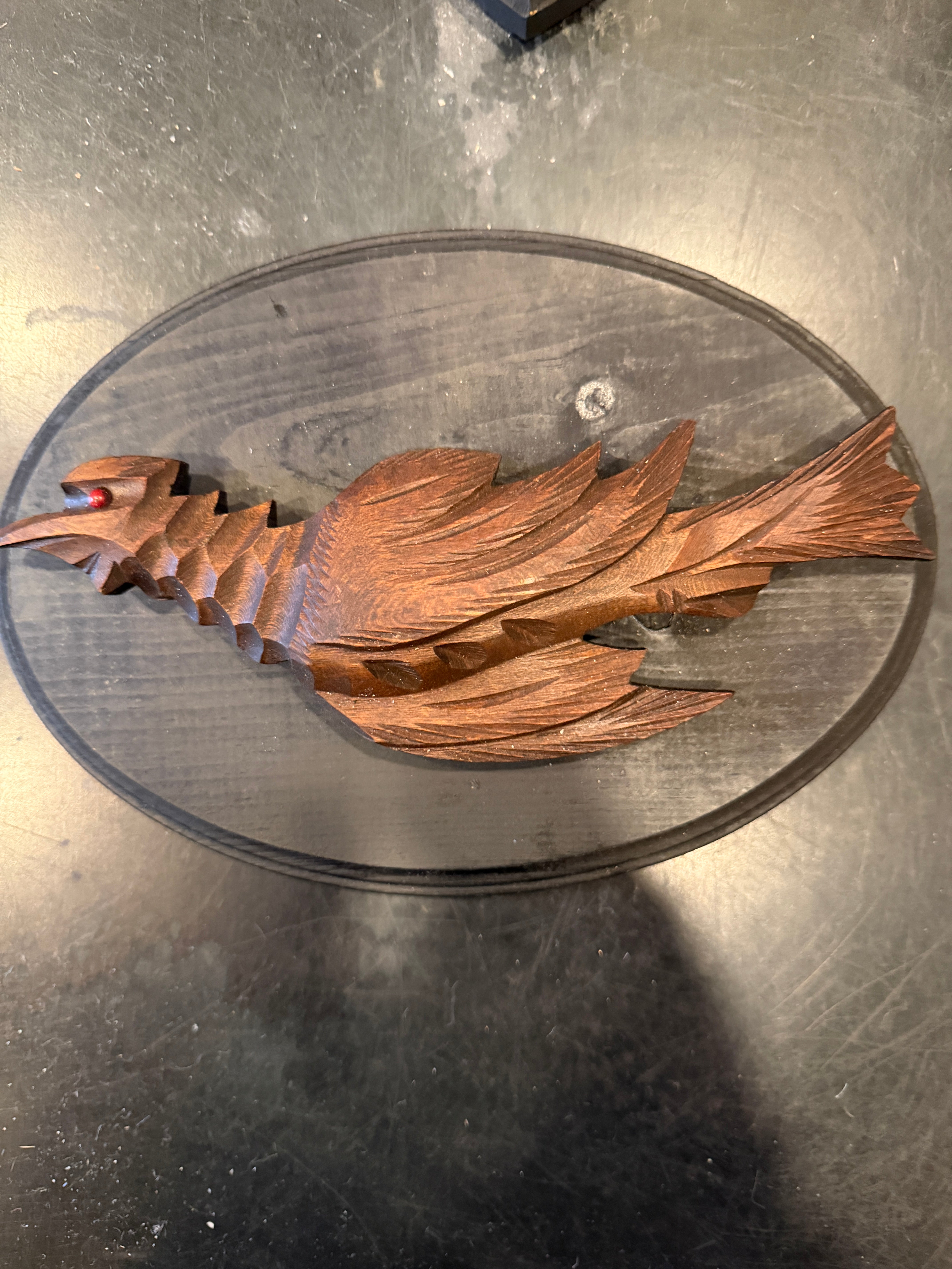 Antique Cuckoo Clock Bird | Mounted