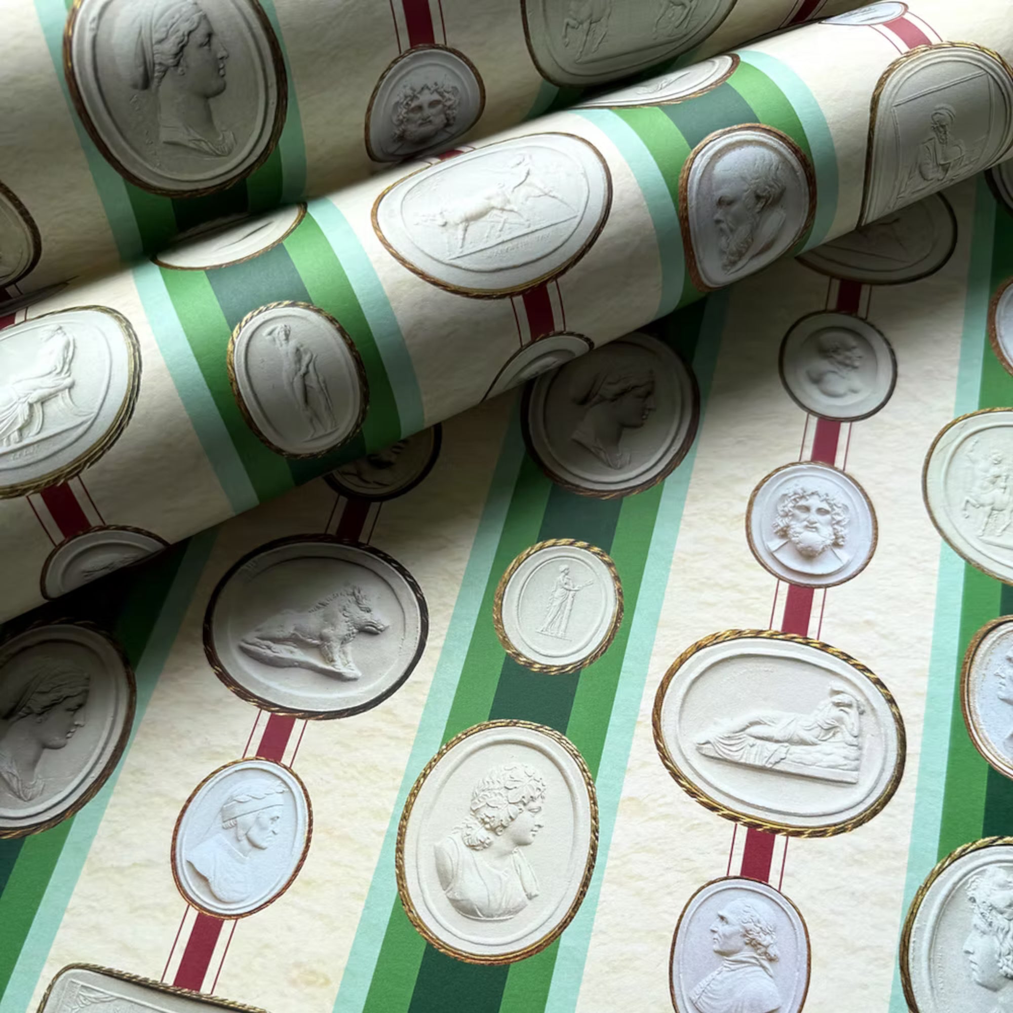 Gift Wrap Sheets | Intaglio Stripe No. 1