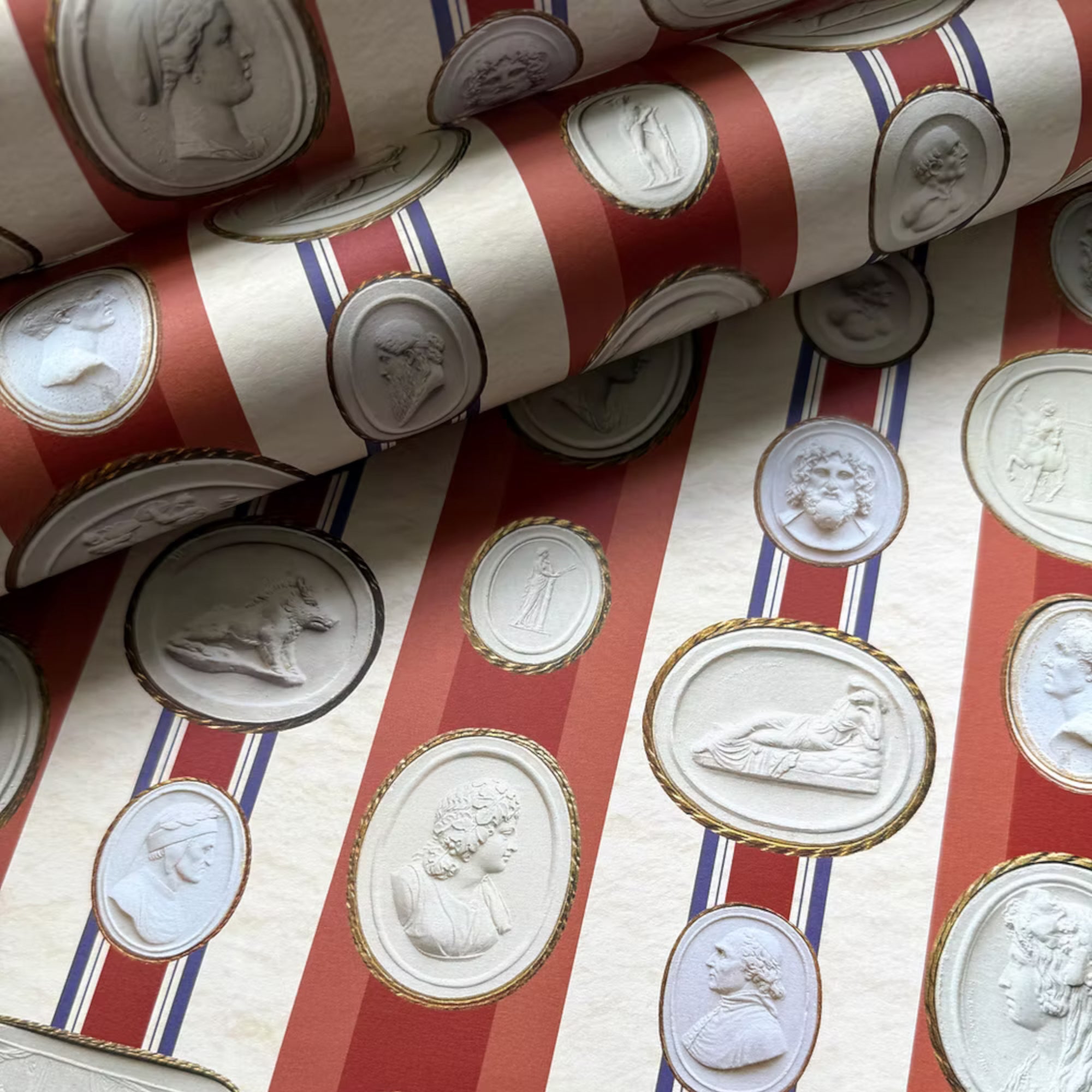 Gift Wrap Sheets | Intaglio Stripe No. 3