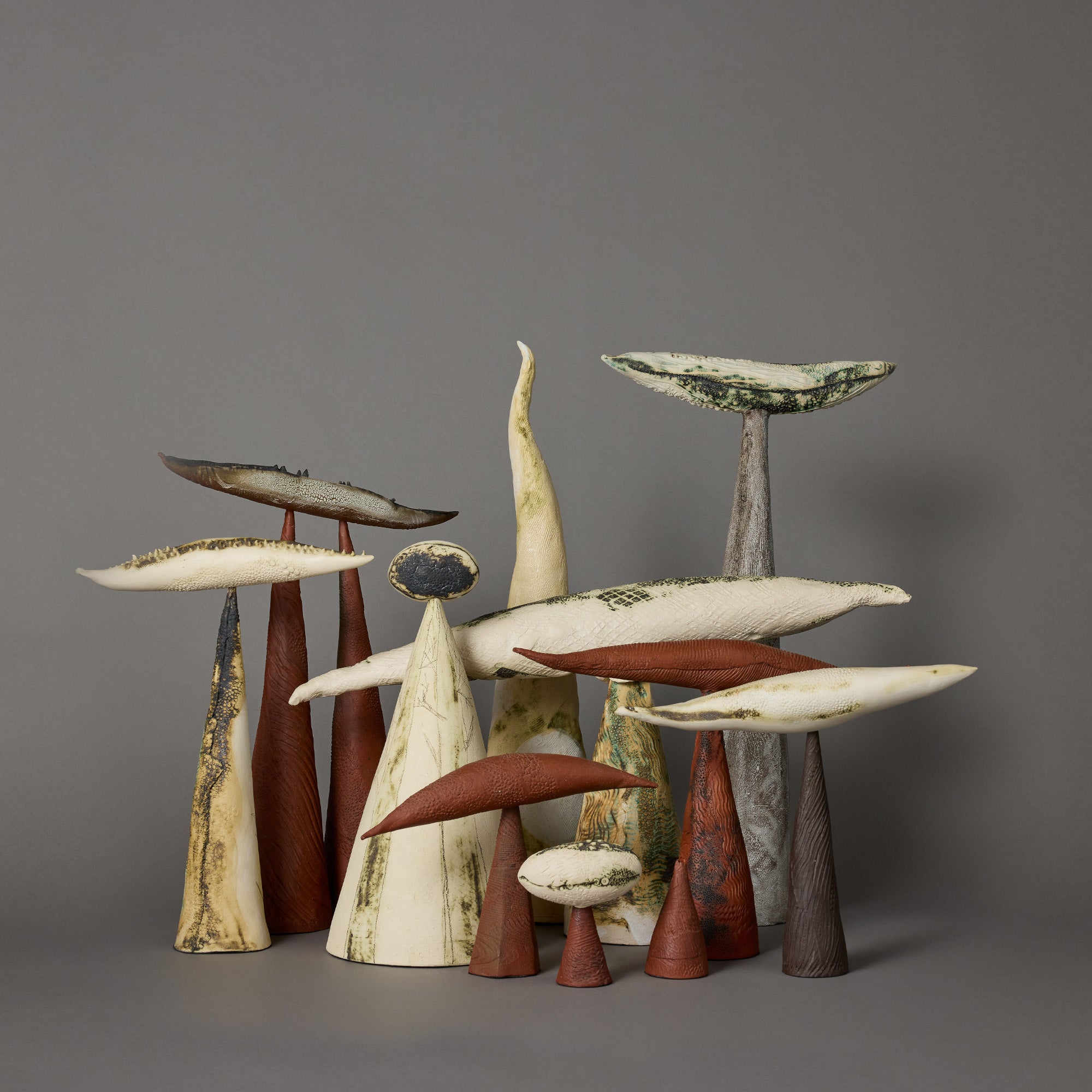 Jamie Fine | Ceramic Towers Sculpture Series