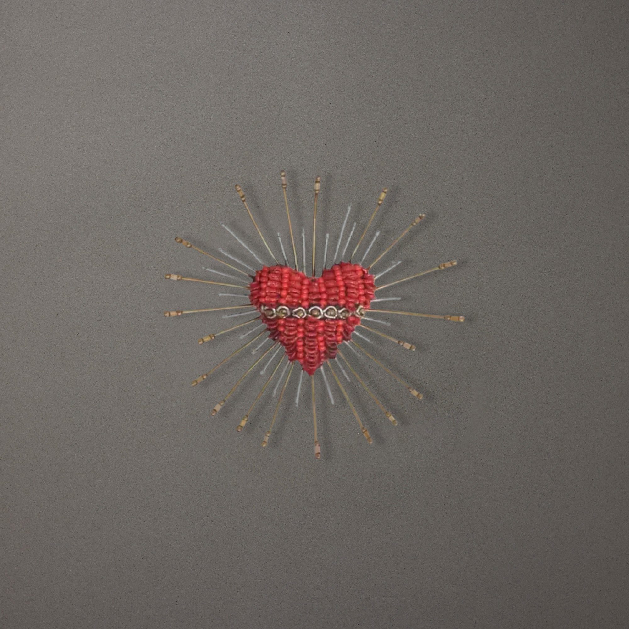 Sacred Heart Brooch Pin